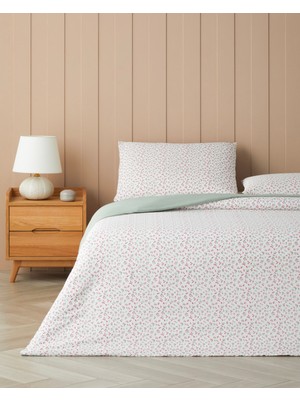 English Home Cherry Pop Kolay Ütülenir Çift Kişilik Nevresim Seti 200X220 cm Kırmızı