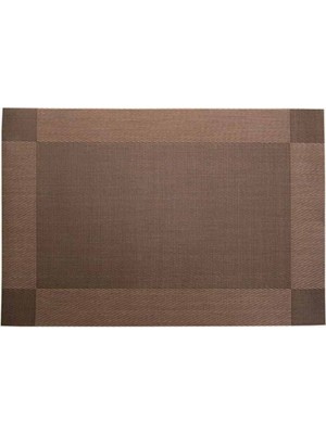Epinox Amerikan Servis Pvc 30X45 cm - Kahverengi Çerçeve Desenli