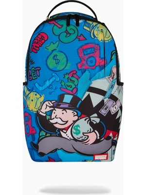 Sprayground Monopoly Grab & Go Eğlenceli Desenli Sırt Çantası