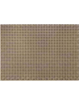 Epinox Amerikan Servis Pvc 30X45 cm - Bej-Kahve Hasır Dokuma Desenli