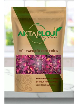 Aktarloji 150 gr Yenilebilir Gül Yaprakları | Doğal Kurutulmuş Kokulu Gül Yaprağı / Katkısız & Doğal