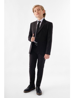 Doctor Junior Siyah Erkek Çocuk Takım Elbise T03