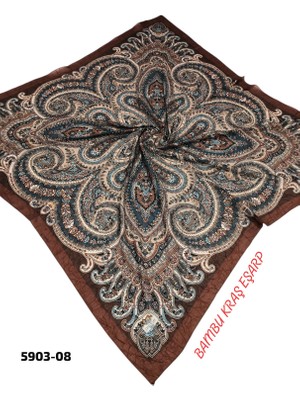 Dolce Desenli Bambu Eşarp