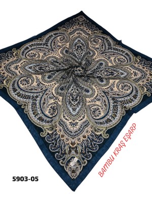 Dolce Desenli Bambu Eşarp