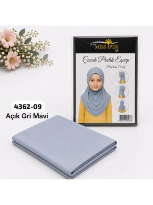 Mis İpek Çocuk Pratik Eşarp