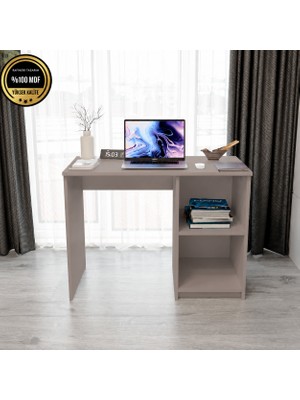 Rafineri Tasarım Matilda Çalışma Masası Raflı Kapaksız Modern Tasarım