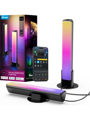 Govee Rgbıcww Wifi+Bt Flow Plus 27CM 2'li Bar Matter Destekli H6056311