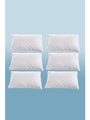 AKS 50X70 cm Kapitoneli Yastık Koruyucu Alez, 6 Adet Paket