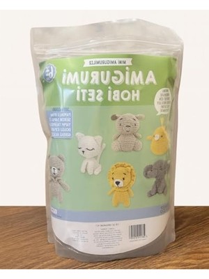 AKS Mini Amigurumi Hobi Seti, 6 Farklı Model ile Tam Malzeme Için
