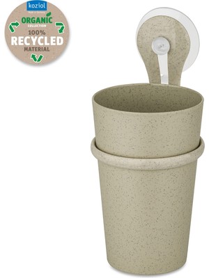 AKS Koziol Bej Diş Fırçalık - 300 ml