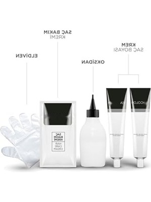 AKS Kalıcı Çikolata Kahve Saç Boyası Seti - 6.7