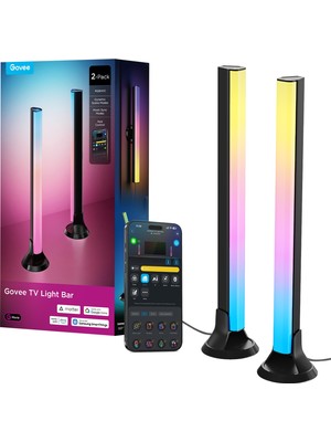 Govee Rgbıc Wifi+Bt Flow Plus 38CM 2'li Bar Matter Destekli H6046312