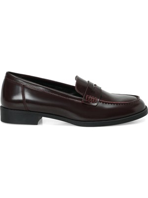 Butigo 26K-213 Bordo Kadın Loafer