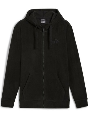 Puma Ess Elevated Full-Zip Hoo Siyah Kadın Ceket