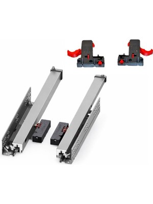 AKS Samet Smart Slide Bas Aç Tam Açılım Ray 300MM