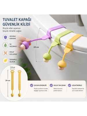AKS Klozet Kapağı Açma Aparatı Hijyenik