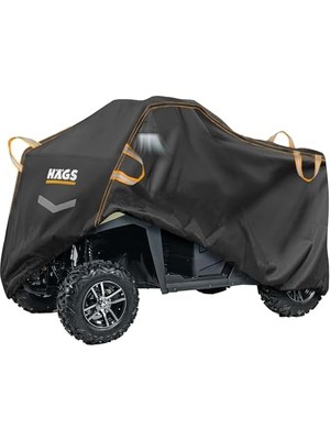 AKS Haegs Utv Brandası, Utv Koruma Kılıfı, Örtüsü, Ağır Hizmet Tipi, Su Geçirmez, 4 Mevsim Koruma, Tek Sıra Koltuklu 2-3 Kişilik Için (M-350-175-180CM) Siyah