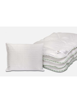 AKS Hsn Home Bambu Fiber Bebek Yorgan Yastık Seti