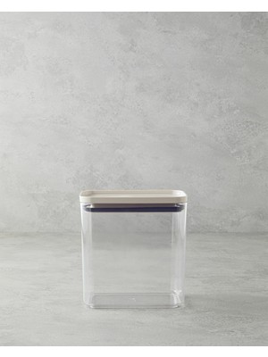AKS English Home Colessa Plastik Saklama Kabı 700 ml Krem