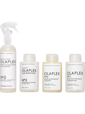 AKS Olaplex Hair Repair Treatment Kit -Saçtaki Bağları Güçlendiren ve Onaran Saç Bakım Seti