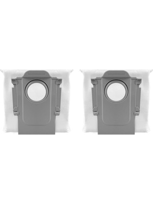 AKS Saros 10,saros 10R / Qrevo Serisi / S8 Maxv Ultra,s8 Max Ultra Roborock ile Uyumlu Robot Süpürge Toz Çöp Torbası Yedek Parça Seti-2 Adet