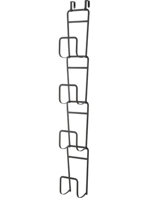 AKS Yamazaki 6509 Joınt Cep Gardırobu L, Siyah, Çelik, Minimalist, 19 x 18 x 113~137 cm