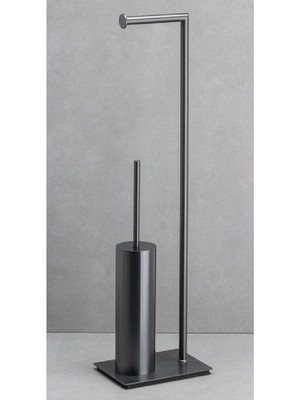 AKS System Hareketli Wc Set Füme Renk 715X140X200 mm