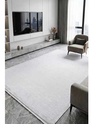 Naar Loya 3014 Gri Modern Bambu Halı