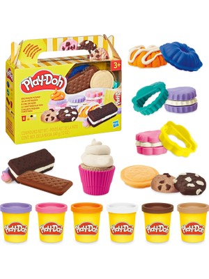 AKS Play-Doh Little Bakery Playset, Play Mutfak Oyuncakları, Tatlı Ikram Seti, Çocuklar Için Sanat ve El Sanatları 3+ Yaş