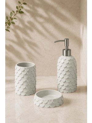 İrya Lindy 3 Parça Banyo Seti Gri