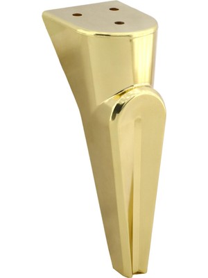 AKS BADEM10 Nota Mobilya Kanepe Sehpa Tv Ünitesi Koltuk Ayağı Baza Ayakları Altın Gold 19 cm