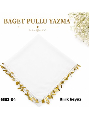 Sedef Baget Pullu Yazma