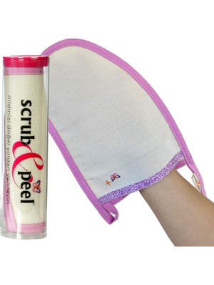 AKS Scrub&peel Kese, Banyo Kesesi, Hamam Kesesi, Duş Kesesi, Vücut Kesesi, Duş Lifi, Banyo Lifi, Peeling Eldiveni, Ekstra Kalın Kese, 100 Faktör