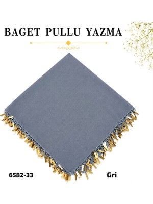 Sedef Baget Pullu Yazma