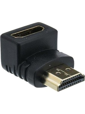 AKS L Tip 90 Derece HDMI Dişi Erkek Ara