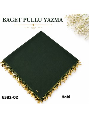 Sedef Baget Pullu Yazma
