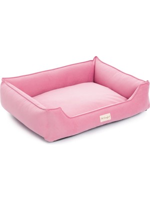 AKS Pet Comfort Delta Leo Pembe Köpek Yatağı M 70X90CM