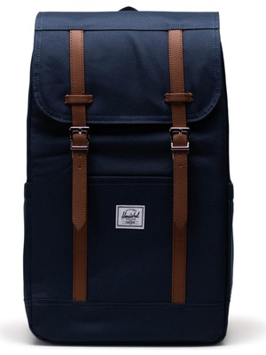 AKS Herschel Retreat | Su Itici Kumaş 16" Laptop Uyumlu Mıknatıslı Kapama Sırt Çantası, 23 L