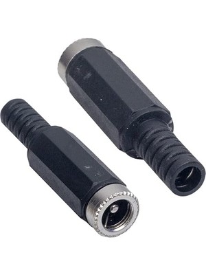 AKS Parcbeny 5722 Seyyar 5.5x2.1 Uç Adaptör Fişi Dişi Uzatma 5.5x2.1 ve 5.5x2.5 mm Boyutlarına Sahip Çeşitli Cihazlar Için Uyumludur (Fişi Dişi Uzatma)