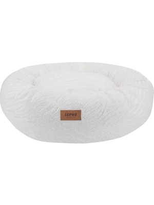 AKS Lepus Luxe Donut Beyaz 60X16 cm