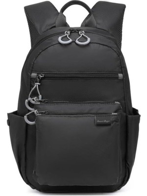 AKS Smart Bags Küçük Boy Ekstra Hafif Uniseks Sırt Çantası Bc 3137 (Siyah)