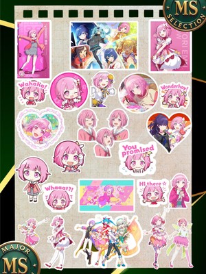 AKS Project Sekai Emu Otori Anime Sticker Seti 23 Adet