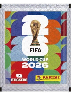 AKS Panini Fıfa Dünya Kupası 2026 Çıkartma Paketi, 7 Çıkartma