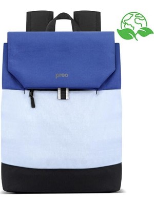 AKS MCS-1304 14.1" Mycase Eco Günlük Mavi Gri Sırt Çantası