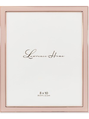 AKS Lawrence Frames Cilalı Emaye Resim Çerçevesi, 8X10, Pembe