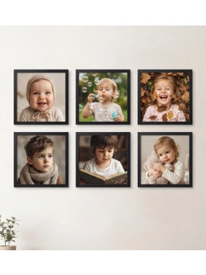6'lı Fotoğraf Çerçevesi 22X22CM