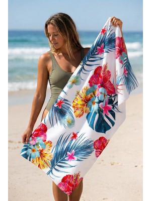 AKS Airycot Plaj Havlusu Beach Flower