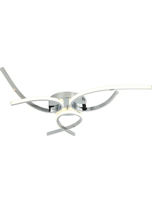 AKS Lucea Pascua 3 Lu Krom Ledlı Plafonyer 3000K 800MA 35W
