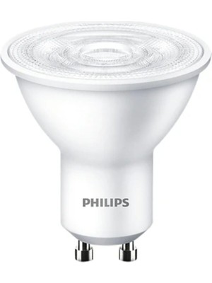 AKS Philips 4.7W=50W GU10 Duylu 3000KELVIN Sarı Işık 345LÜMEN Essential F Enerji LED Spot Ampul