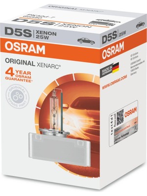 AKS Osram D5S Xenarc Ampul 25W 4 Yıl Garantili (1 Adet)